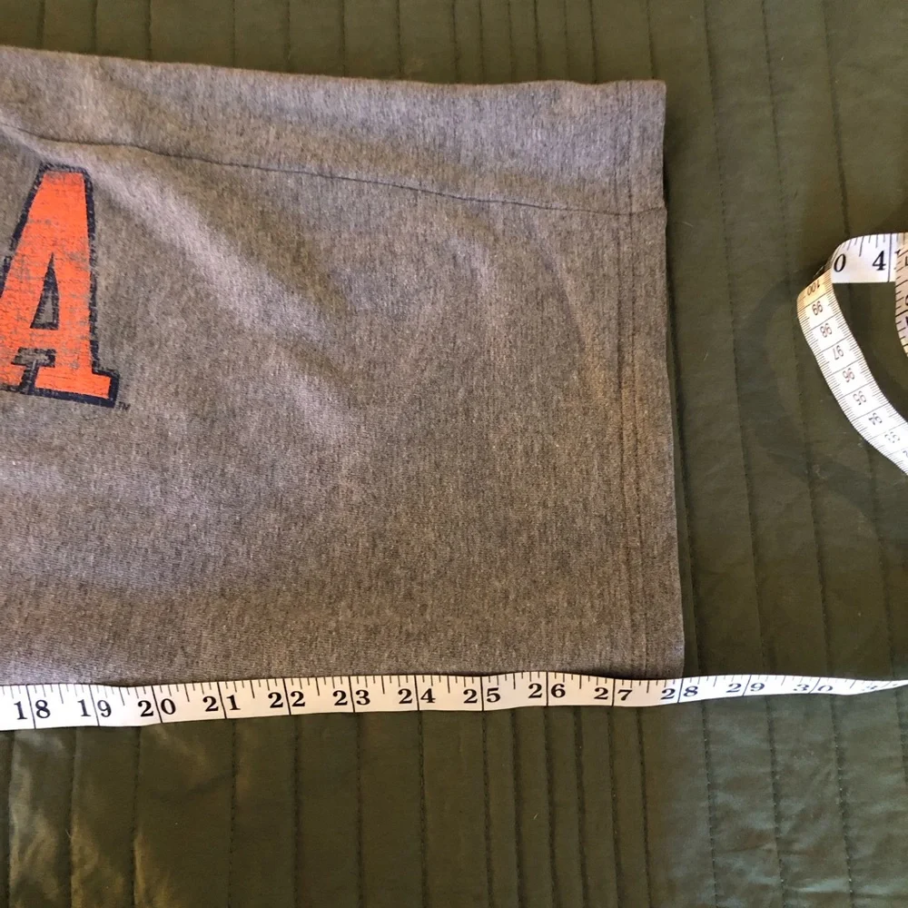 VT Virginia Tech Sweatpants Gray Fleece Joggers Lounge Pants Men XXL 2XL
